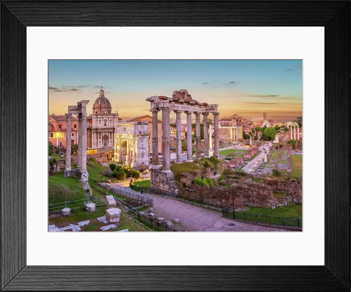 Framed Print : Roman Forum, UNESCO World Heritage Site, Rome, Italy Framed Print : Roman Forum, UNESCO World Heritage Site, Rome, Italy