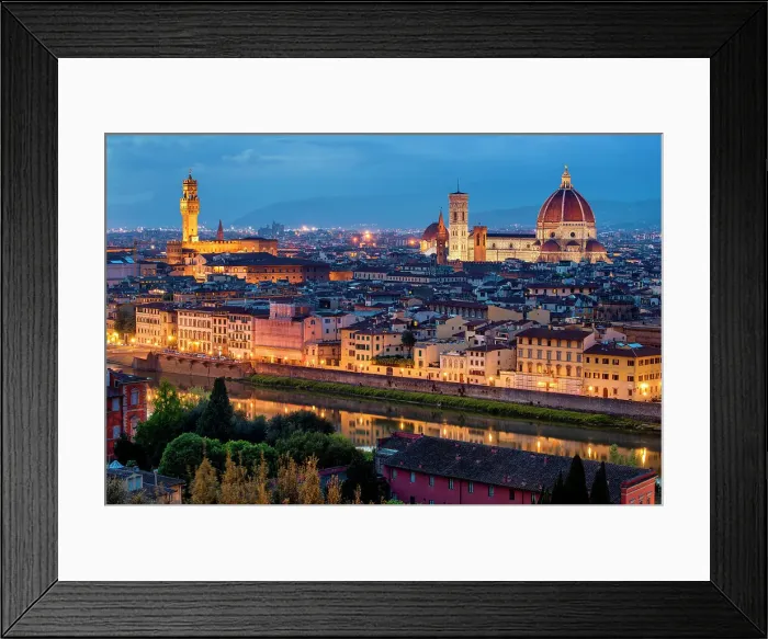 Framed Print : Palazzo Vecchio and Duomo, Florence, Tuscany, Italy Framed Print : Palazzo Vecchio and Duomo, Florence, Tuscany, Italy