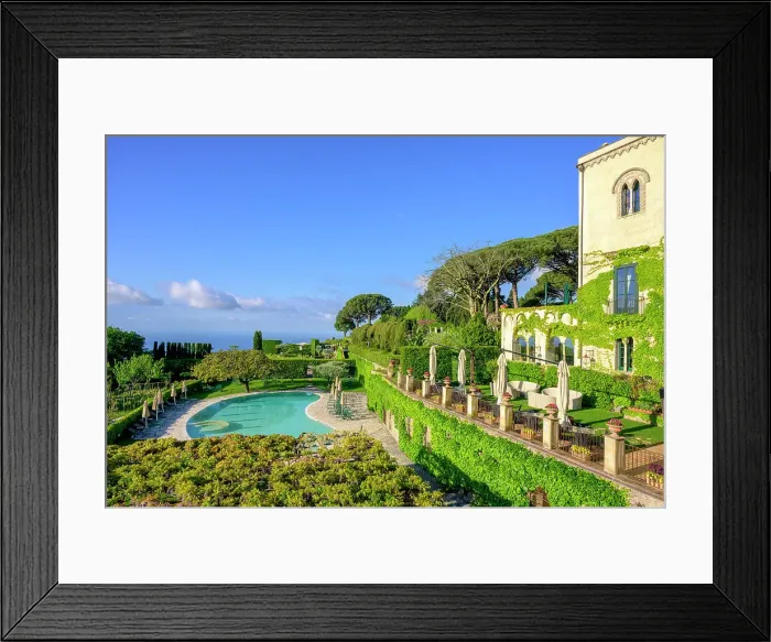 Framed Print : Villa Cimbrone Ravello, Amalfi Coast, Campania, Italy Framed Print : Villa Cimbrone Ravello, Amalfi Coast, Campania, Italy