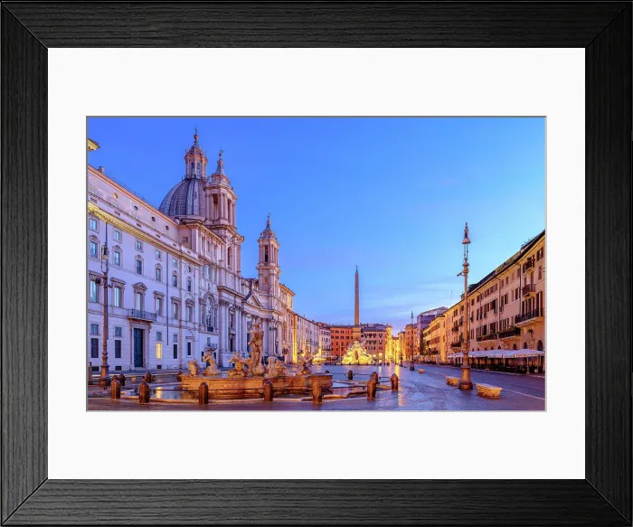 Framed Print : Piazza Navona, Rome, Italy Framed Print : Piazza Navona, Rome, Italy