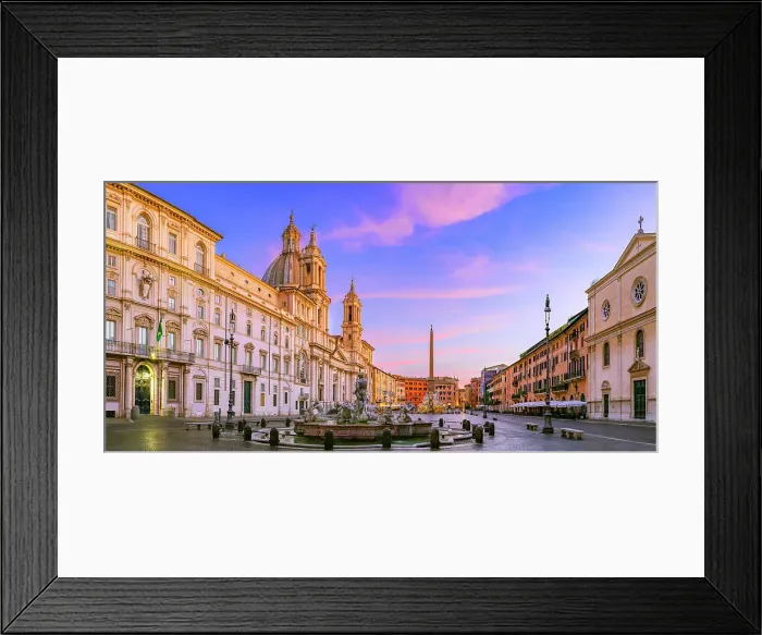 Framed Print : Piazza Navona, Rome, Italy Framed Print : Piazza Navona, Rome, Italy