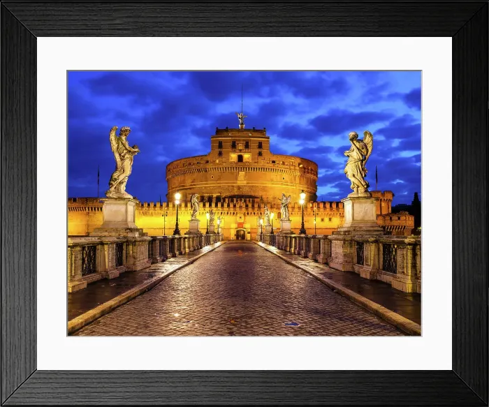 Framed Print : Castel St Angelo, Rome, Italy Framed Print : Castel St Angelo, Rome, Italy