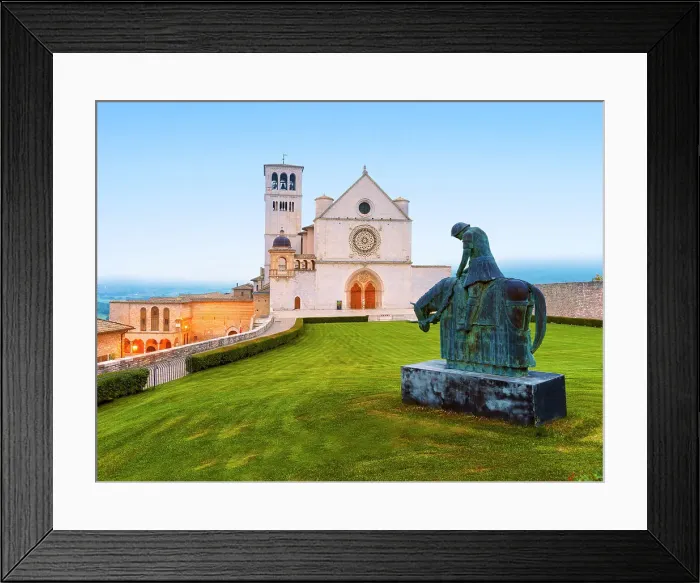 Framed Print : Basilica of San Francesco D'Assisi, St.Francis, UNESO World Heritage Site, Assisi, Perugia, Umbria, Central Italy Framed Print : Basilica of San Francesco D'Assisi, St.Francis, UNESO World Heritage Site, Assisi, Perugia, Umbria, Central Italy