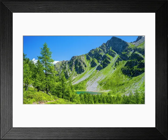Framed Print : Europe, Italy, Aosta Valley. The lake Arpy Framed Print : Europe, Italy, Aosta Valley. The lake Arpy