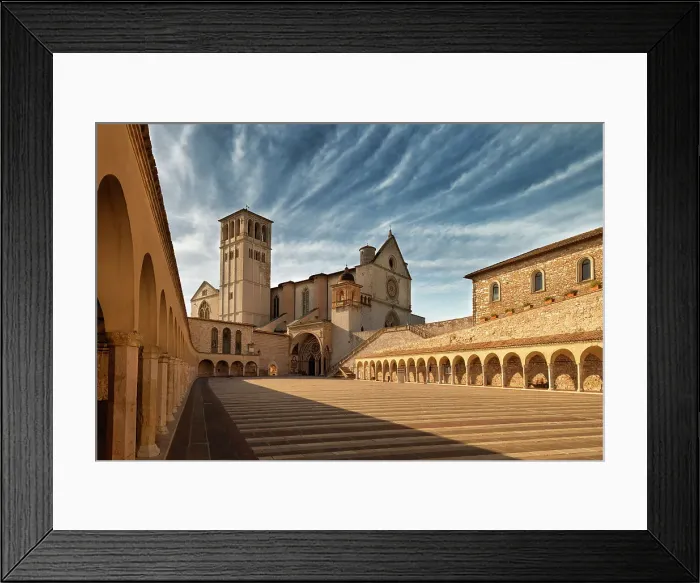 Framed Print : Basilica of Saint Francis of Assisi, Assisi, Umbria, Italy Framed Print : Basilica of Saint Francis of Assisi, Assisi, Umbria, Italy