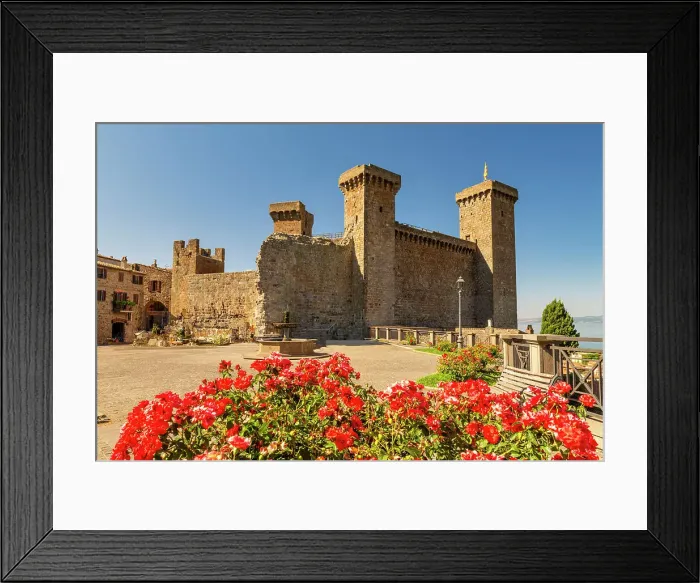 Framed Print : Bolsena Castle, Bolsena, Lazio, Italy Framed Print : Bolsena Castle, Bolsena, Lazio, Italy
