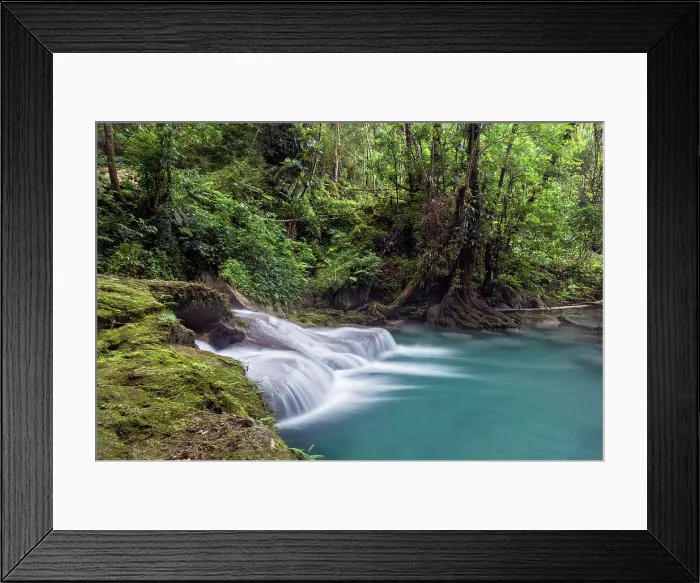 Framed Print : The Driver's River in the John Crow Mountains near Port Antonio, Jamaica Framed Print : The Driver's River in the John Crow Mountains near Port Antonio, Jamaica