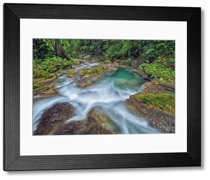 Framed Print : The Driver's River in the John Crow Mountains near Port Antonio, Jamaica Framed Print : The Driver's River in the John Crow Mountains near Port Antonio, Jamaica