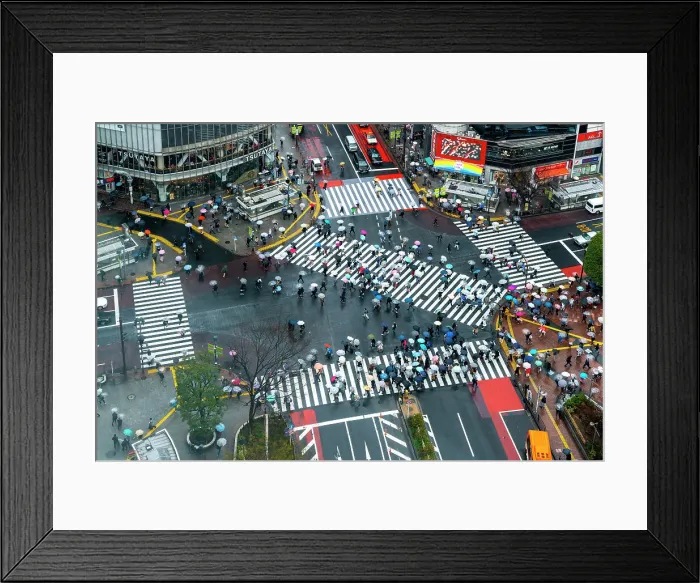 Framed Print : Shibuya Crossing in Tokyo Busiest Pedestrian Crossing in the World Tokyo, Japan, Asia Framed Print : Shibuya Crossing in Tokyo Busiest Pedestrian Crossing in the World Tokyo, Japan, Asia