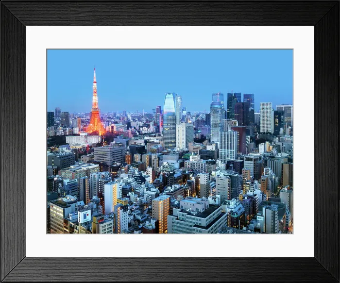 Framed Print : Tokyo Tower, Minato, Tokyo, Kanto, Japan Framed Print : Tokyo Tower, Minato, Tokyo, Kanto, Japan