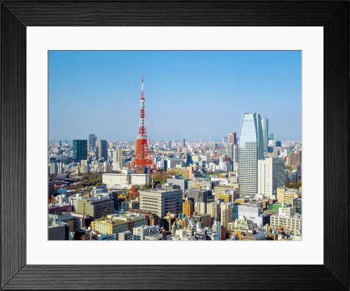 Framed Print : Tokyo Tower, Minato, Tokyo, Kanto, Japan Framed Print : Tokyo Tower, Minato, Tokyo, Kanto, Japan
