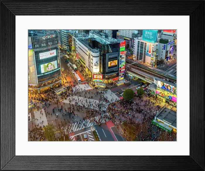 Framed Print : Shibuya Crossing in Tokyo Busiest Pedestrian Crossing in the World Tokyo, Japan, Asia Framed Print : Shibuya Crossing in Tokyo Busiest Pedestrian Crossing in the World Tokyo, Japan, Asia