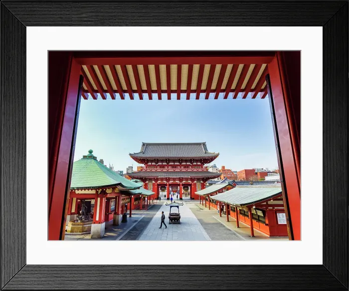 Framed Print : View to inner Gate from Senso Ji Temple, Asakusa, Tokyo, Kanto, Japan Framed Print : View to inner Gate from Senso Ji Temple, Asakusa, Tokyo, Kanto, Japan