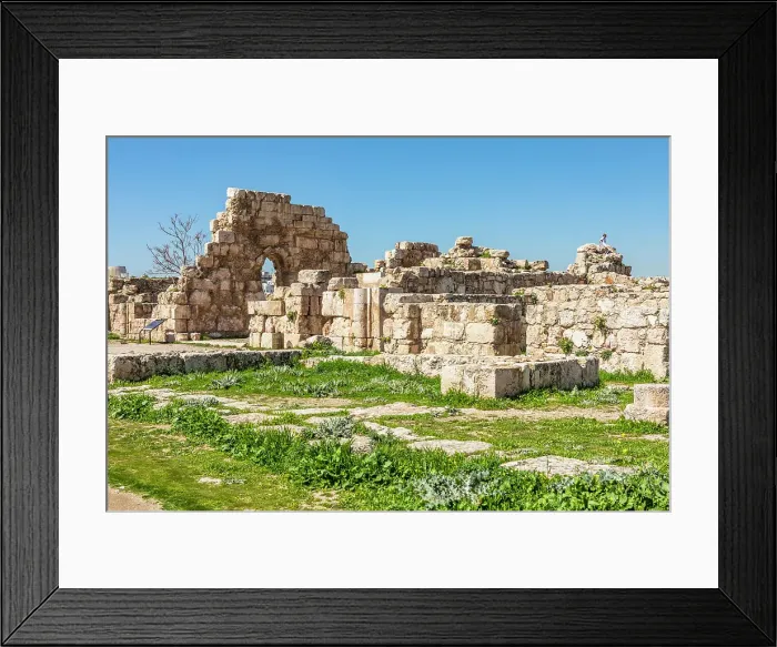 Framed Print : Byzantine Church, Amman Citadel, Amman, Jordan, Middle East, Asia