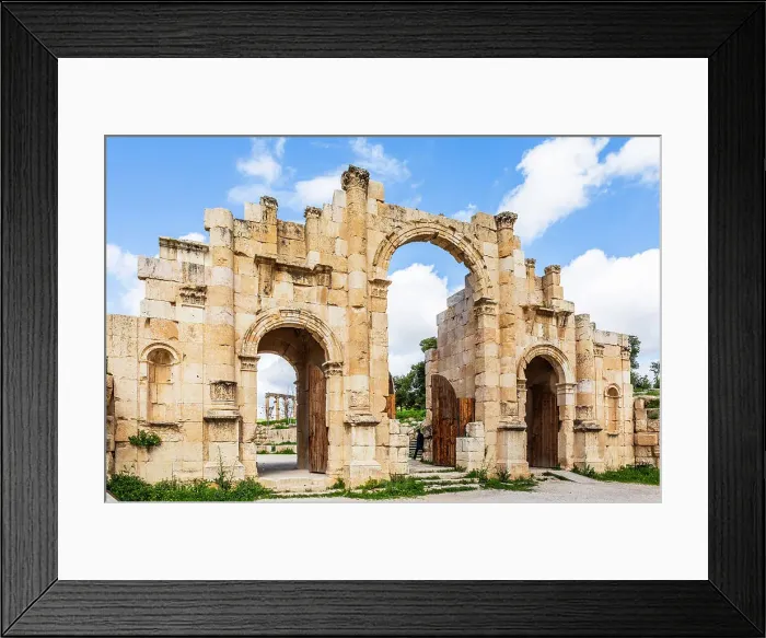 Framed Print : South Gate, Jerash, Jordan, Middle East, Asia Framed Print : South Gate, Jerash, Jordan, Middle East, Asia