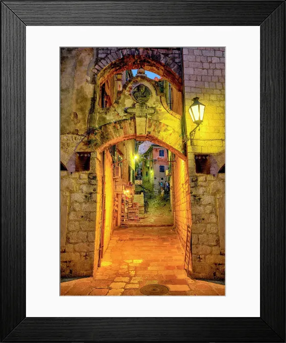 Framed Print : Bay of Kotor, Adriatic Coast, Kotor, Montenegro Framed Print : Bay of Kotor, Adriatic Coast, Kotor, Montenegro