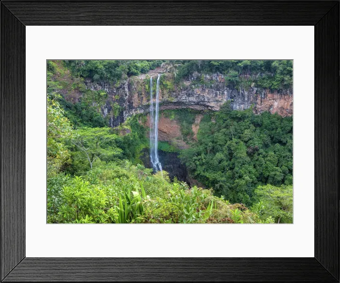 Framed Print : Mauritius, Natual park, Chamarel Waterfall Framed Print : Mauritius, Natual park, Chamarel Waterfall