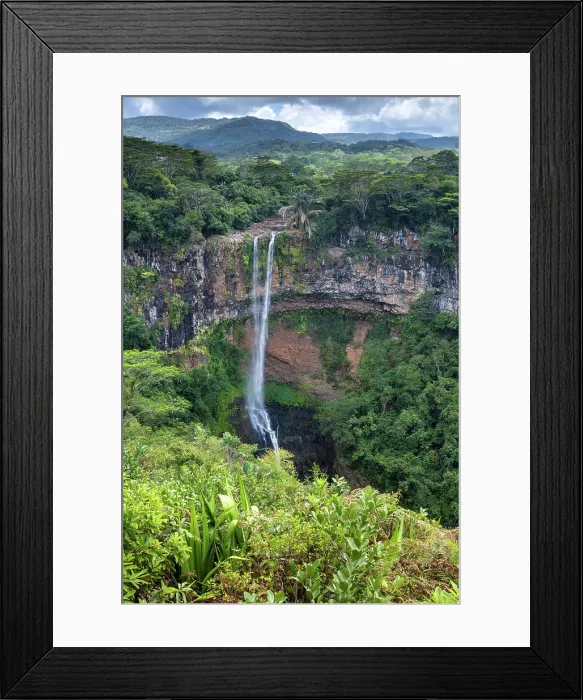 Framed Print : Mauritius, Natual park, Chamarel Waterfall Framed Print : Mauritius, Natual park, Chamarel Waterfall