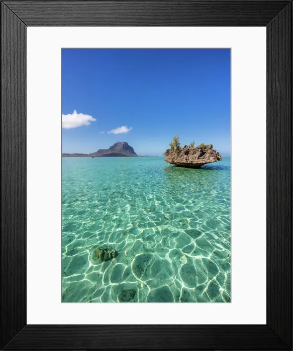 Framed Print : Mauritius, Indian ocean, Crystal Rock Framed Print : Mauritius, Indian ocean, Crystal Rock