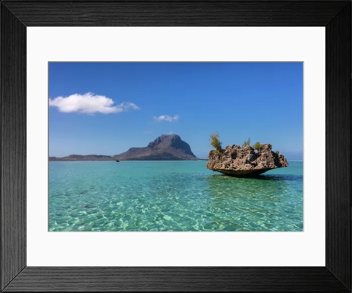 Framed Print : Mauritius, Indian ocean, Crystal Rock Framed Print : Mauritius, Indian ocean, Crystal Rock
