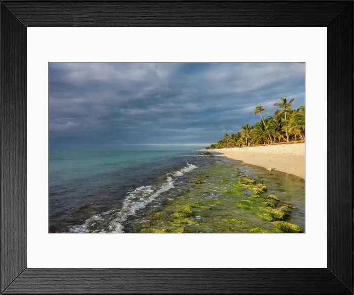 Framed Print : Mauritius, Indian ocean, Le Morne Brabant beach Framed Print : Mauritius, Indian ocean, Le Morne Brabant beach