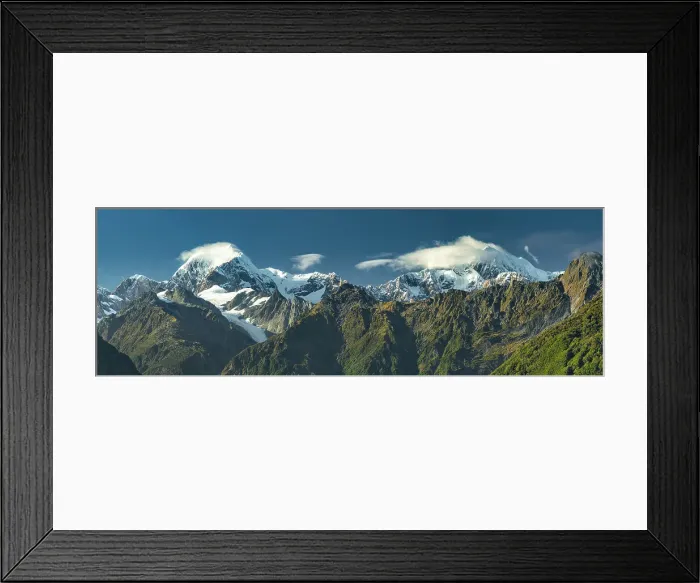 Framed Print : Mt. Tasman and Mt. Cook, near Fox Glacier, South Island, New Zealand Framed Print : Mt. Tasman and Mt. Cook, near Fox Glacier, South Island, New Zealand