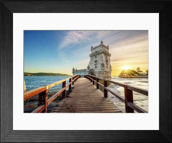 Framed Print : Belem Tower Belem District Lisbon, Portugal Framed Print : Belem Tower Belem District Lisbon, Portugal