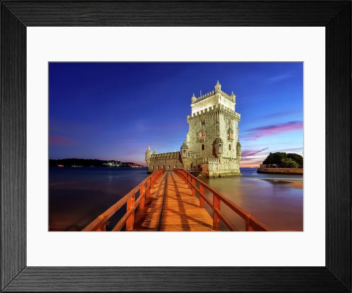Framed Print : Belem Tower Belem District Lisbon, Portugal Framed Print : Belem Tower Belem District Lisbon, Portugal