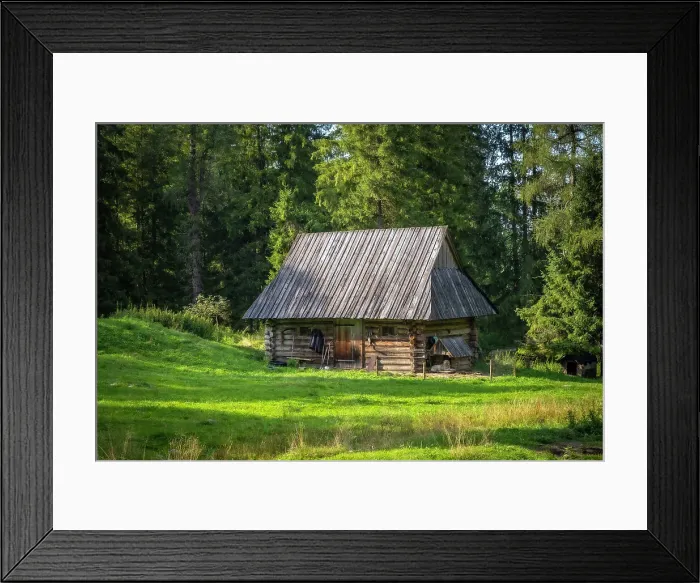 Framed Print : Shepherd's hut, Zakopane, Tatra Mountains, Lesser Poland, Poland Framed Print : Shepherd's hut, Zakopane, Tatra Mountains, Lesser Poland, Poland