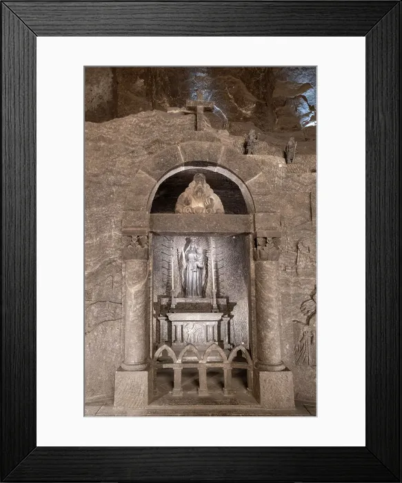 Framed Print : St. Kinga's Chapel, , Wieliczka Salt Mine (UNESCO World Heritage Site), Krakow, Poland
