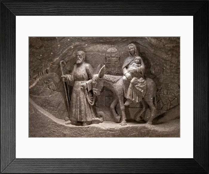 Framed Print : St. Kinga's Chapel, , Wieliczka Salt Mine (UNESCO World Heritage Site), Krakow, Poland