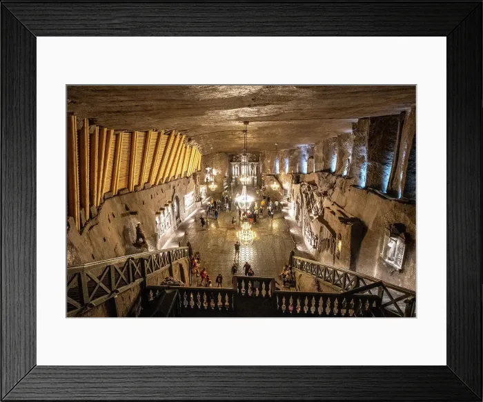 Framed Print : St. Kinga's Chapel, , Wieliczka Salt Mine (UNESCO World Heritage Site), Krakow, Poland Framed Print : St. Kinga's Chapel, , Wieliczka Salt Mine (UNESCO World Heritage Site), Krakow, Poland