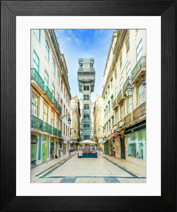 Framed Print : Elevador de Santa Justa, Baixa, historic center Lisbon, Portugal Framed Print : Elevador de Santa Justa, Baixa, historic center Lisbon, Portugal