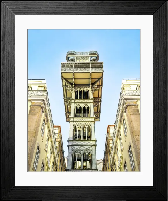Framed Print : Elevador de Santa Justa, Baixa, historic center Lisbon, Portugal Framed Print : Elevador de Santa Justa, Baixa, historic center Lisbon, Portugal