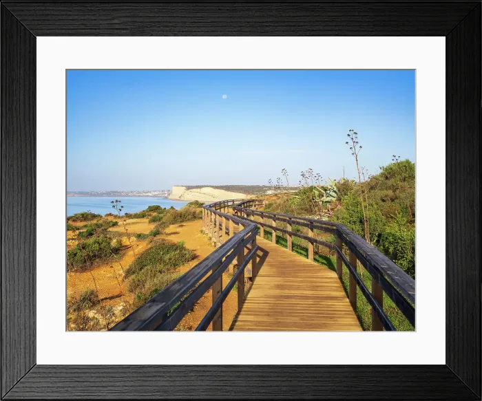 Framed Print : Boardwalk, Ponta Da Piedade, Lagos, Algarve, Portugal Framed Print : Boardwalk, Ponta Da Piedade, Lagos, Algarve, Portugal