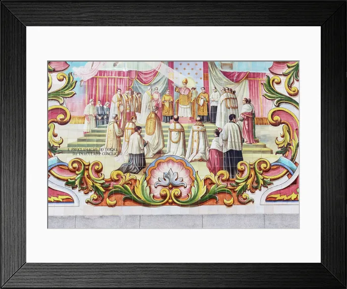 Framed Print : Matriz de Santa Maria de Valega church, Ovar, Aveiro, Portugal