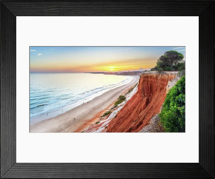 Framed Print : Praia da Falesia, Falesia Beach Faro District Algarve, Portugal Framed Print : Praia da Falesia, Falesia Beach Faro District Algarve, Portugal