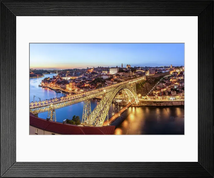 Framed Print : Ponte Dom Luis I (Luis I Bridge), Porto (Oporto), Portugal Framed Print : Ponte Dom Luis I (Luis I Bridge), Porto (Oporto), Portugal