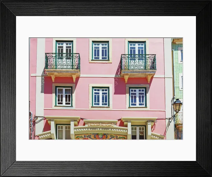 Framed Print : Traditional building facade, Coimbra, Coimbra district, Centro Region, Portugal Framed Print : Traditional building facade, Coimbra, Coimbra district, Centro Region, Portugal