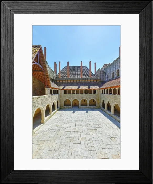 Framed Print : Palace of the Dukes of Braganza, Guimaraes, Minho Region, Portugal Framed Print : Palace of the Dukes of Braganza, Guimaraes, Minho Region, Portugal
