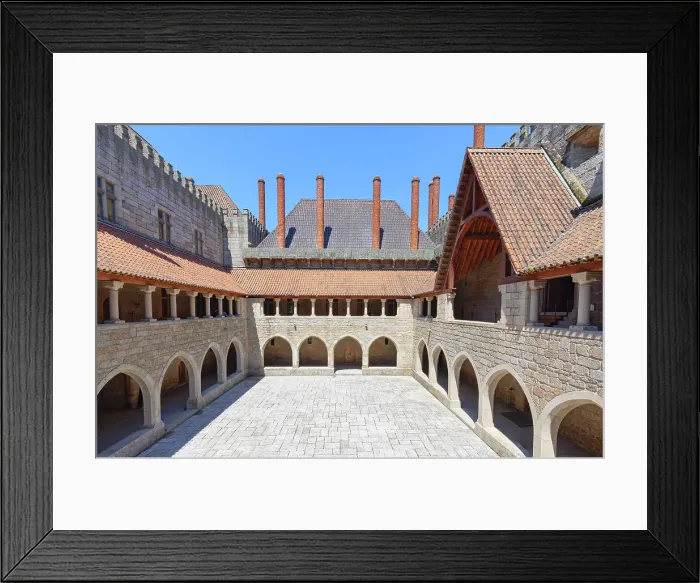 Framed Print : Palace of the Dukes of Braganza, Guimaraes, Minho Region, Portugal