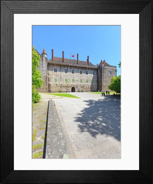Framed Print : Palace of the Dukes of Braganza, Guimaraes, Minho Region, Portugal Framed Print : Palace of the Dukes of Braganza, Guimaraes, Minho Region, Portugal
