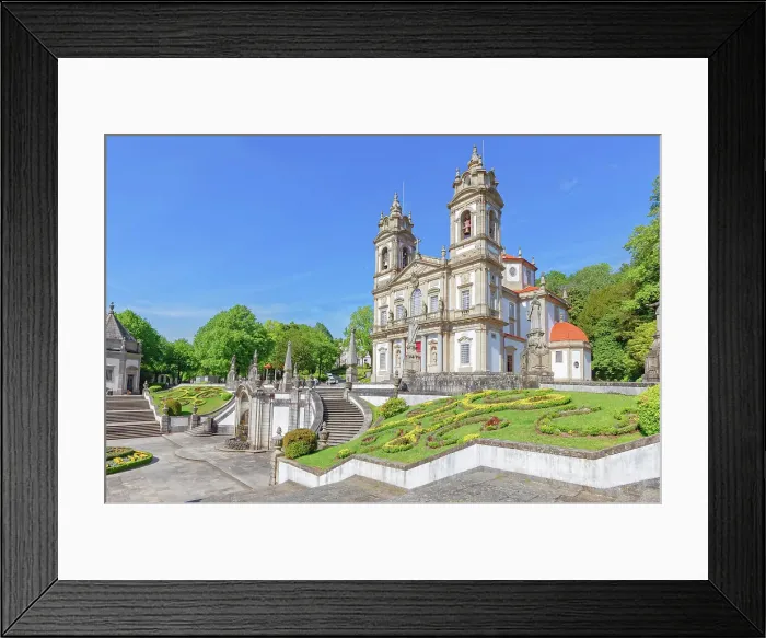 Framed Print : Bom Jesus do Monte santuary, Braga, Minho Province, Portugal Framed Print : Bom Jesus do Monte santuary, Braga, Minho Province, Portugal