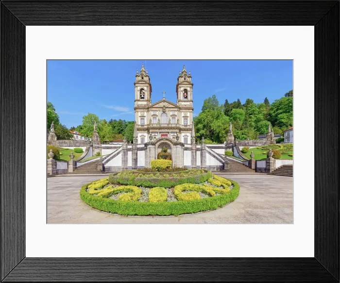 Framed Print : Bom Jesus do Monte santuary, Braga, Minho Province, Portugal Framed Print : Bom Jesus do Monte santuary, Braga, Minho Province, Portugal