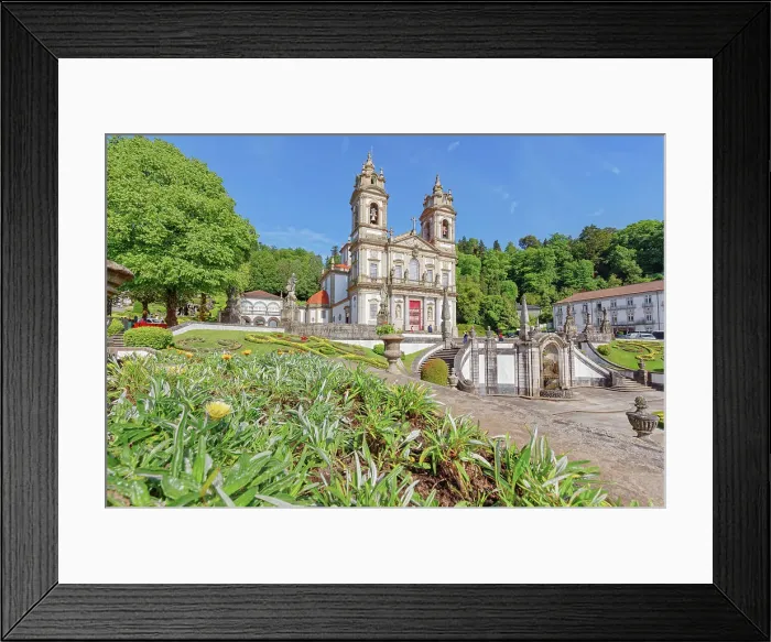 Framed Print : Bom Jesus do Monte santuary, Braga, Minho Province, Portugal Framed Print : Bom Jesus do Monte santuary, Braga, Minho Province, Portugal