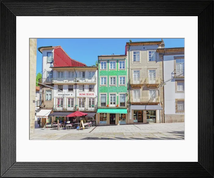 Framed Print : Old town, Braga, Minho Province, Portugal Framed Print : Old town, Braga, Minho Province, Portugal