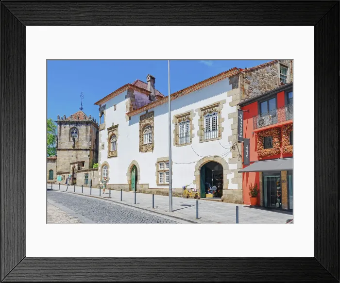 Framed Print : Casa do Coimbras, Braga, Minho Province, Portugal