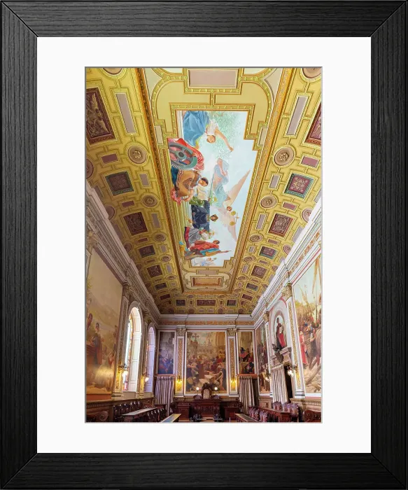 Framed Print : The Court Room in the Bolsa Palace, Porto, Portugal, Southern Europe Framed Print : The Court Room in the Bolsa Palace, Porto, Portugal, Southern Europe