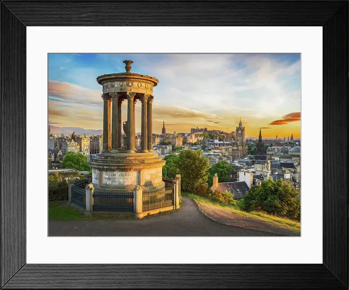 Framed Print : Dugald Stewart Monument on Carlton Hill, Edinburgh, Scotland, UK Framed Print : Dugald Stewart Monument on Carlton Hill, Edinburgh, Scotland, UK