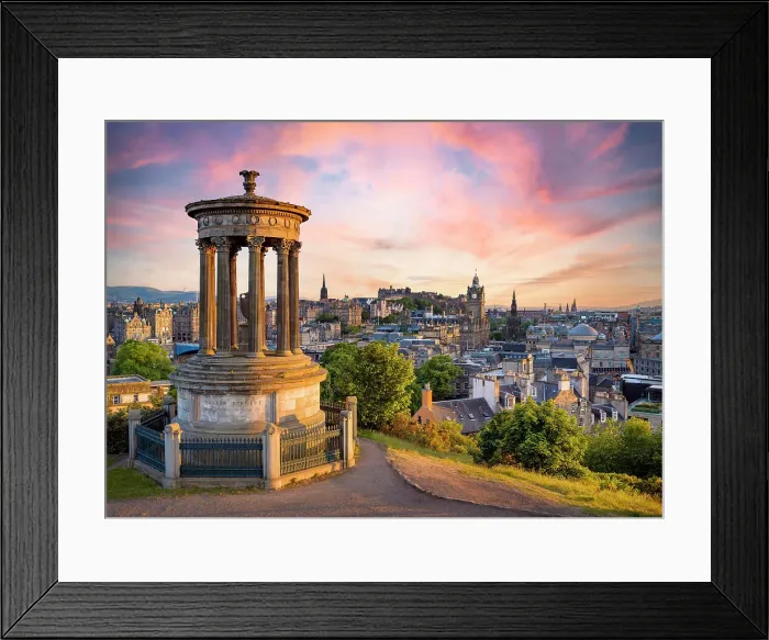 Framed Print : Dugald Stewart Monument on Carlton Hill, Edinburgh, Scotland, UK Framed Print : Dugald Stewart Monument on Carlton Hill, Edinburgh, Scotland, UK